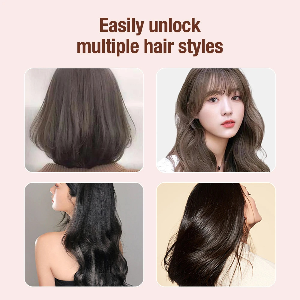 Portable Hair Straightener Small Hair Curling Machine Multifunctional Straight Hair Splint Straight Hair and Curly Hair USB Plug 250324