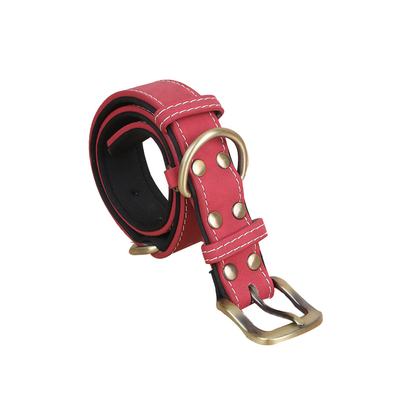 Soft & Strong PU Cat Collar with Retractable Strap and Premium Alloy Clasp Unisex Design