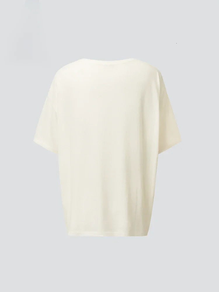 R13 Early Spring Simple White Base Shirt Fun Short Sleeve Tshirt 250324
