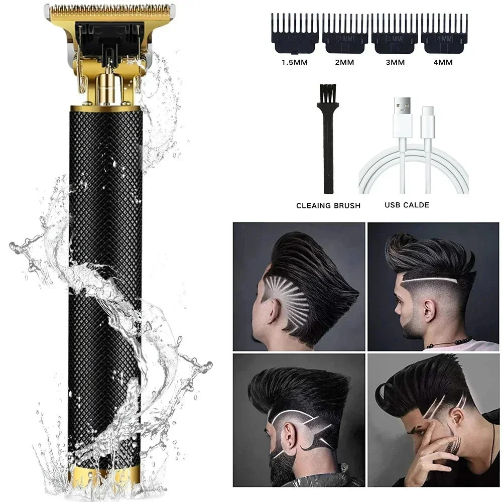 Professional T9 Hair Clipper Beard Shaving Body Hair Trimmer Clippers Electric Hair Cutting Machine Barber Men Trimmer Shaver 250324