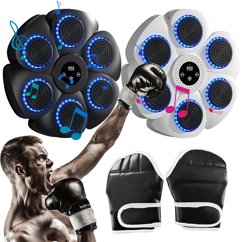 intelligent music boxing machine for adultschildren sports fitness home exercise responsive training wall goals 250314