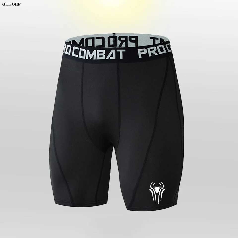 Mens compression running shorts sports shorts fitness shorts quick drying luggage underwear tight sports pants W250324