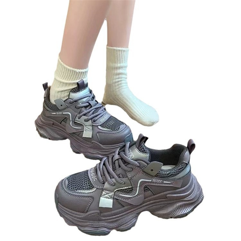 new Free shipping designer Running Shoes vintage sneakers sport outdoor Massage black woman shoes