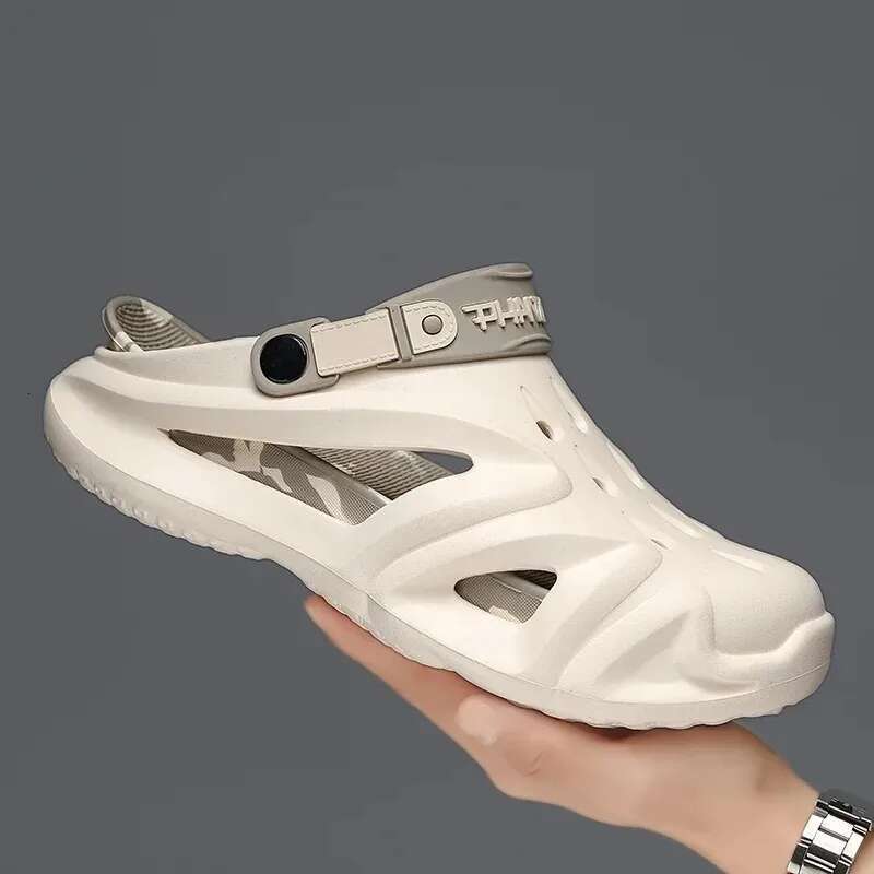 plus 2025 Men's EVA Sandals Summer Soft Thick Sole Non-Slip Beach Slippers Outdoor Sport On Foot Comfortable And Wear-resistant