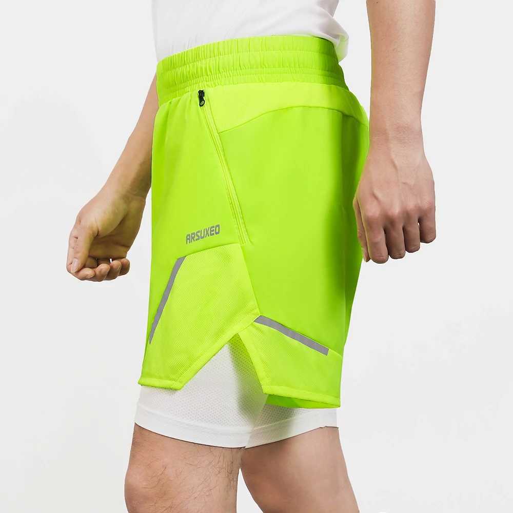 ARLUXEO Mens Running Shorts Dry Fitness 2-inch Gym Crossfit Sports Fitness Slow Running Training Clothing B20 W250324