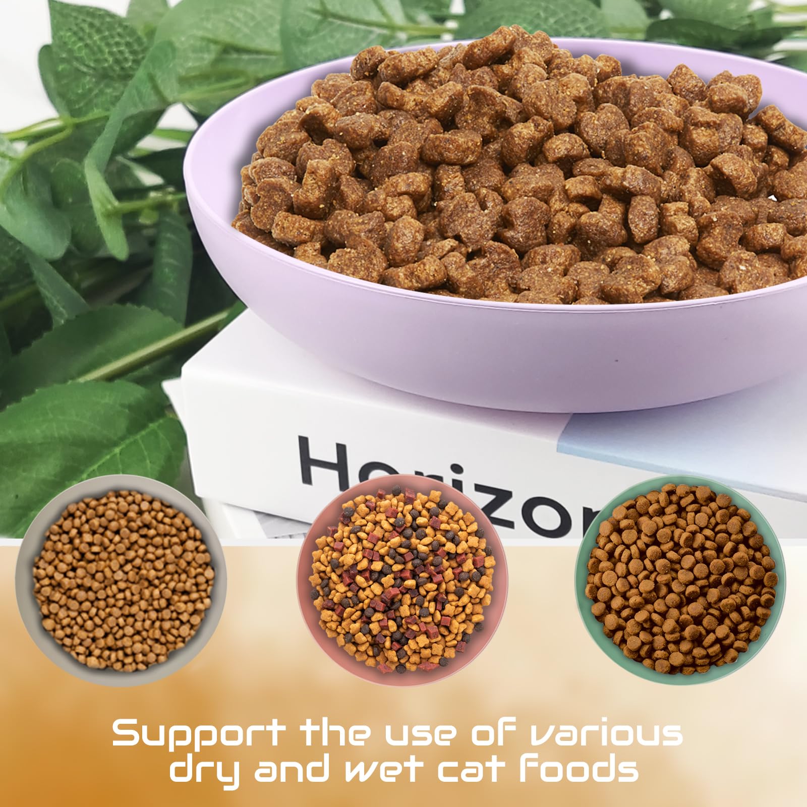 Wide Straw Circular Pet Dish for Easy Sipping Ideal for Small Breeds and Low Legged Cats