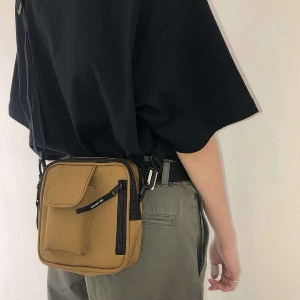Crossbody Bag For Men And Women, Casual Personalized Hip-Hop Small Shoulder Bag, Mobile Wallet B5
