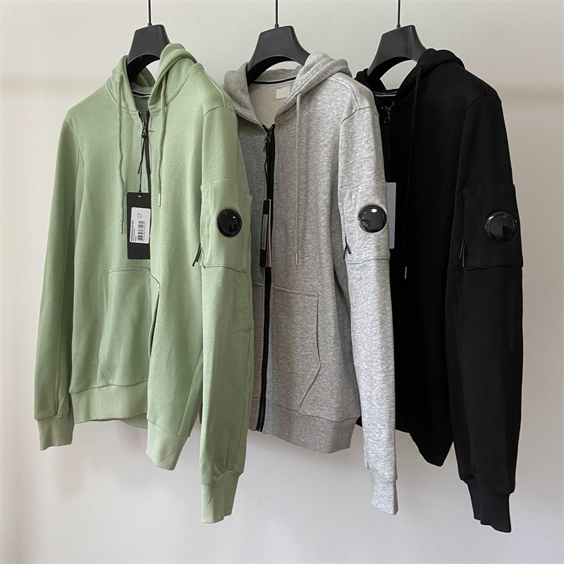 Designer Mens Hoodie Sweatshirts Luxury Goggle Coat Man Hoodies Jumper Lens Pocket Zipper Cotton Men Hooded Sweatshirt M-2XL
