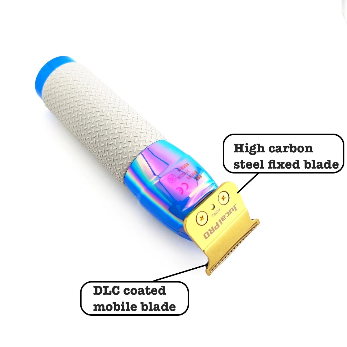 Jucai Pro Professional Electric Hair Clipper Ultra-Thin 0 Pitch Engraving Electric Trimming 7200rpm Hair Salon Cordless Charging 250324