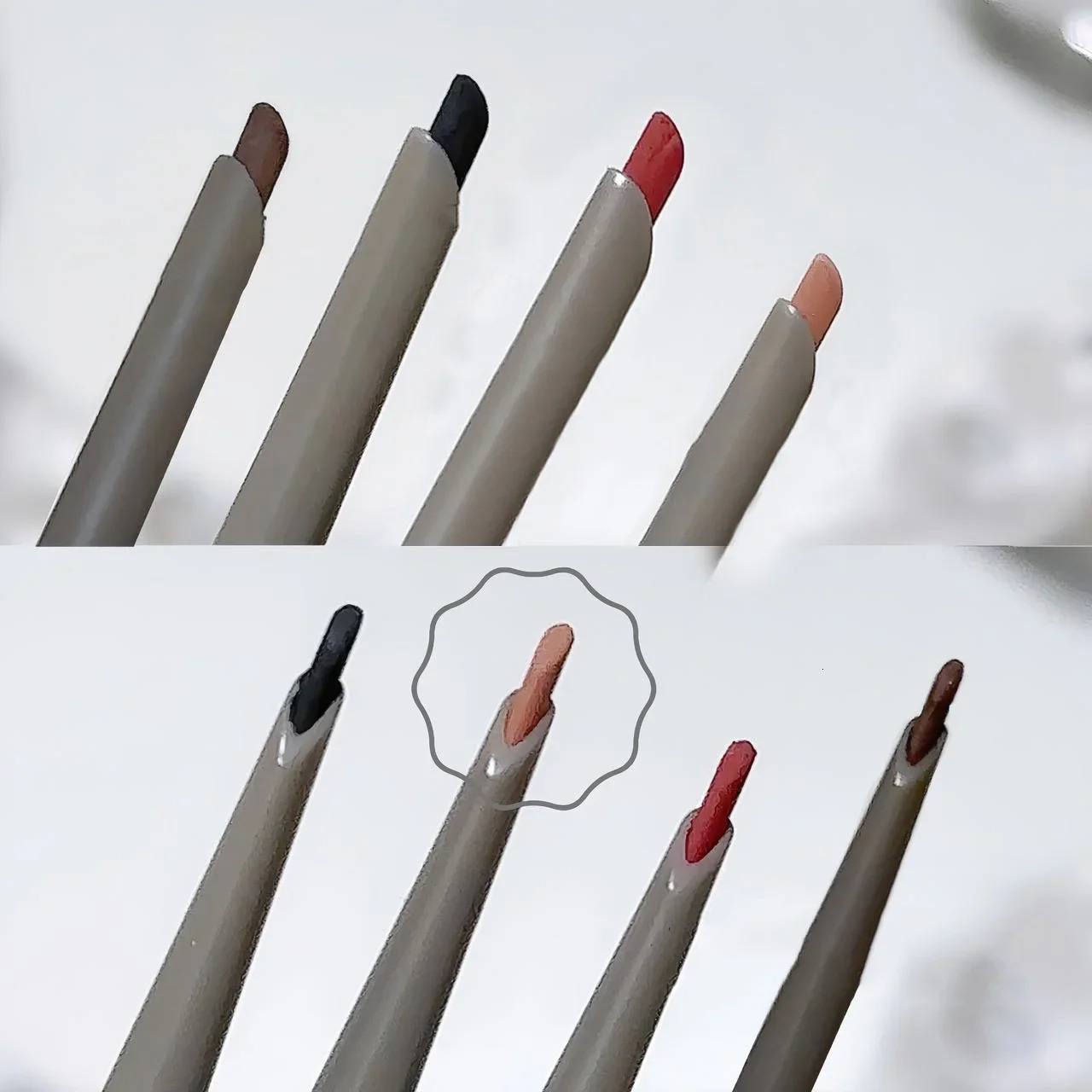 Sexy Rose Red Eye Liner Pencil Natural Matte Wine Red Lying Silkworm Eyeliner Easy To Color Waterproof Eye Make Up Cosmetics 1pc 250324