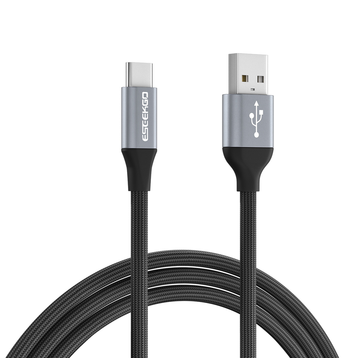 USA STOCK ESEEKGO G-62AC USB-A to Type-C Data Cable 6.6FT With Retail Package ship in 2 days