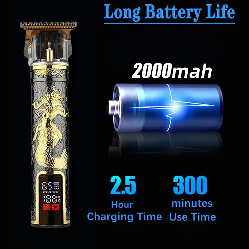 In Hair Cutting Machine Clipper for Men Barber Shop Trimmer for Men Mower Mens Electric Shaver Haircut Beard Trimmer 250324