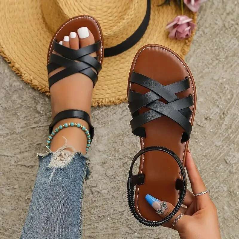 Water Yog Women Men Barefoot Outdoor BeachMother Genuine Leather Sandals Platform Shoes Non