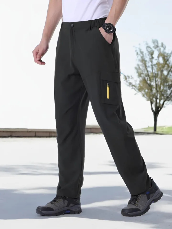 Waterproof hiking pants unisex camping climbing rain outdoor sports fast drying mountain womens Trousers 250322