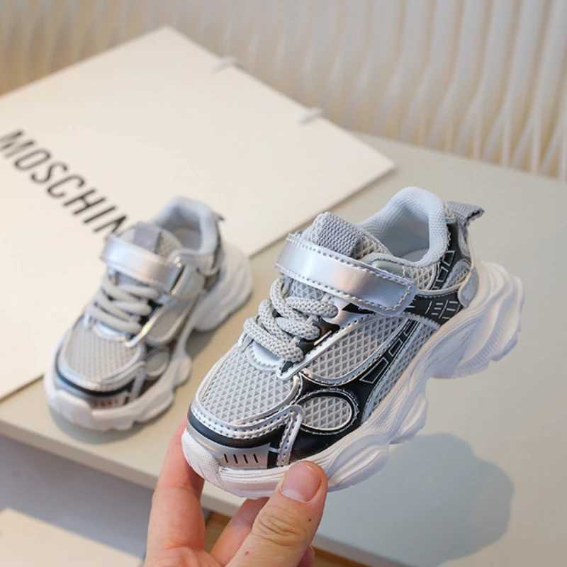 Childrens sports shoes breathable running shoes suitable for children anti slip 2024 waist boys girls school outdoor sports basketball sports shoes W2