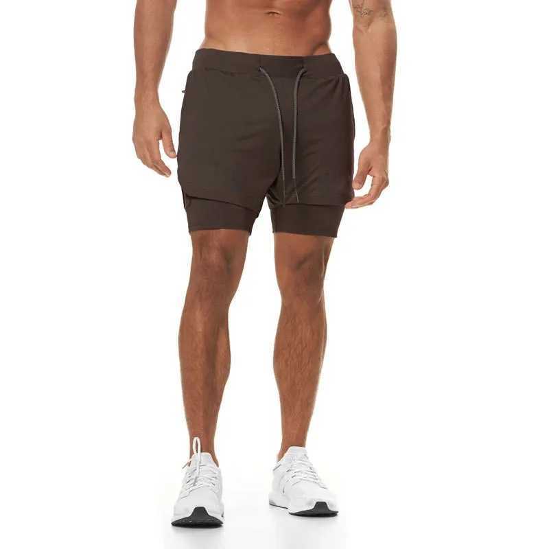 M-5XL Running Shorts Super Large Mens 2-inch Shorts Gym Fitness Built in Pocket Quick Drying Running Shorts Mens Sports Shorts W250324