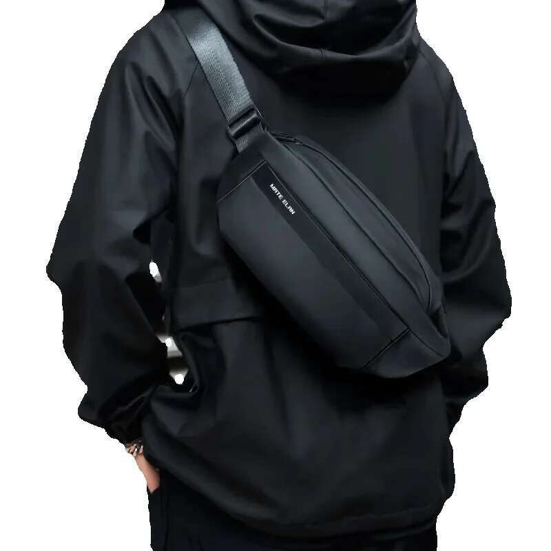 Waterproof Chest Solid Men's Crossbody Daily Phone Shoulder Travel Sports Sg Bag, Trend Men Fanny Pack