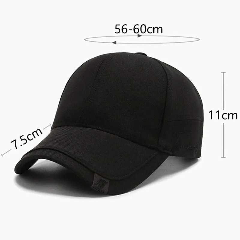 High quality mens pure cotton baseball cap luxury fashion black outdoor sports leather cap bone sunglasses glasses truck cap KpopXJ250325