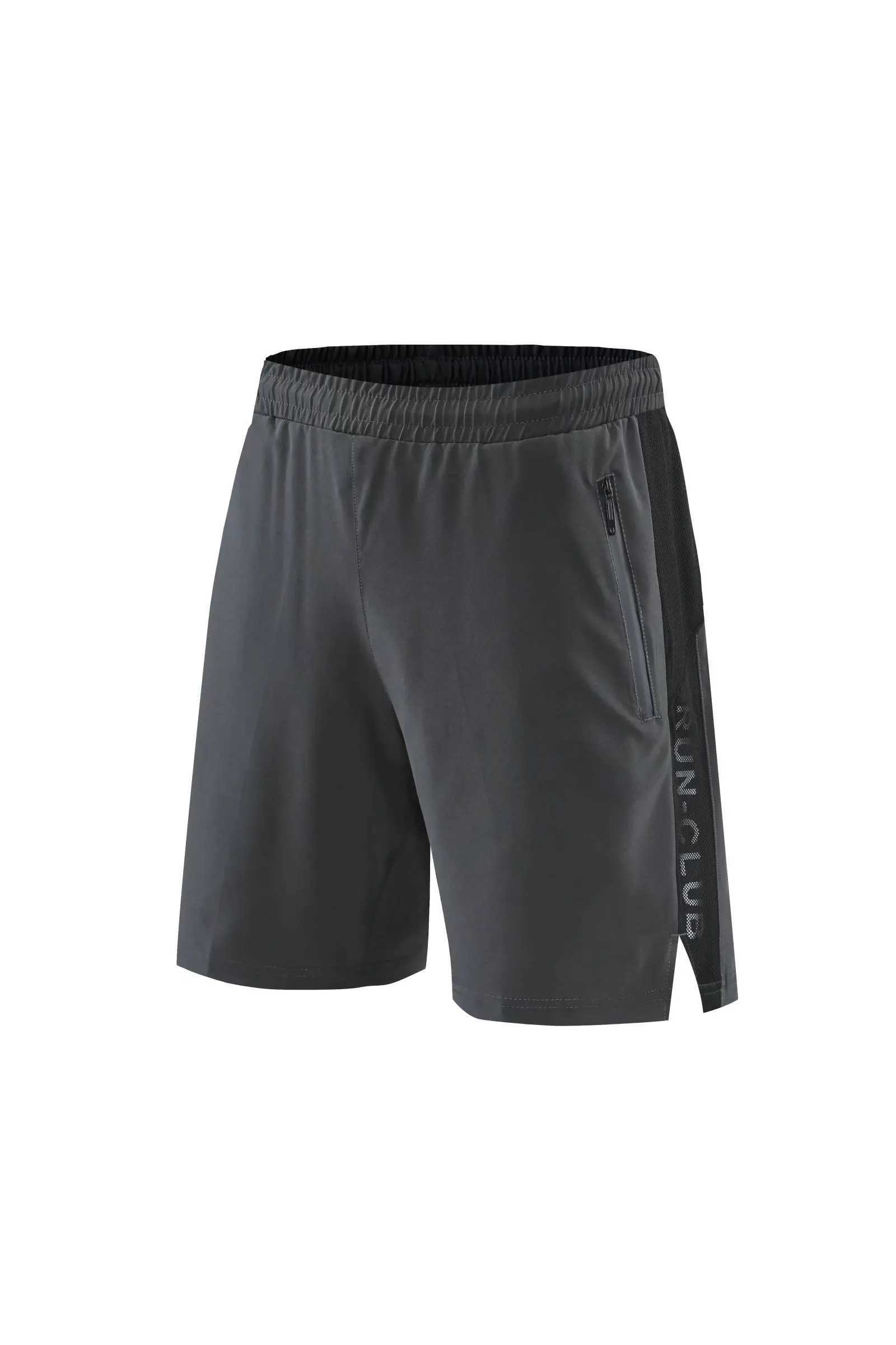 2022 spandex fitness running shorts mens sports shorts breathable fast drying training gym sports shorts runners zipper pocket shorts W250324