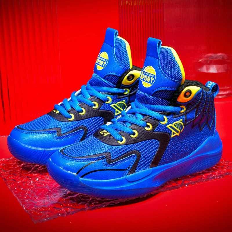 New breathable basketball shoes for boys running shoes for teenagers and middle-aged and elderly children W250324