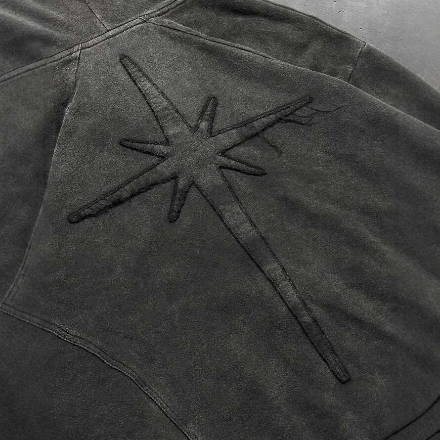 Fashion Washed Outdated Embroidered Unisex American Hoodie gift for man