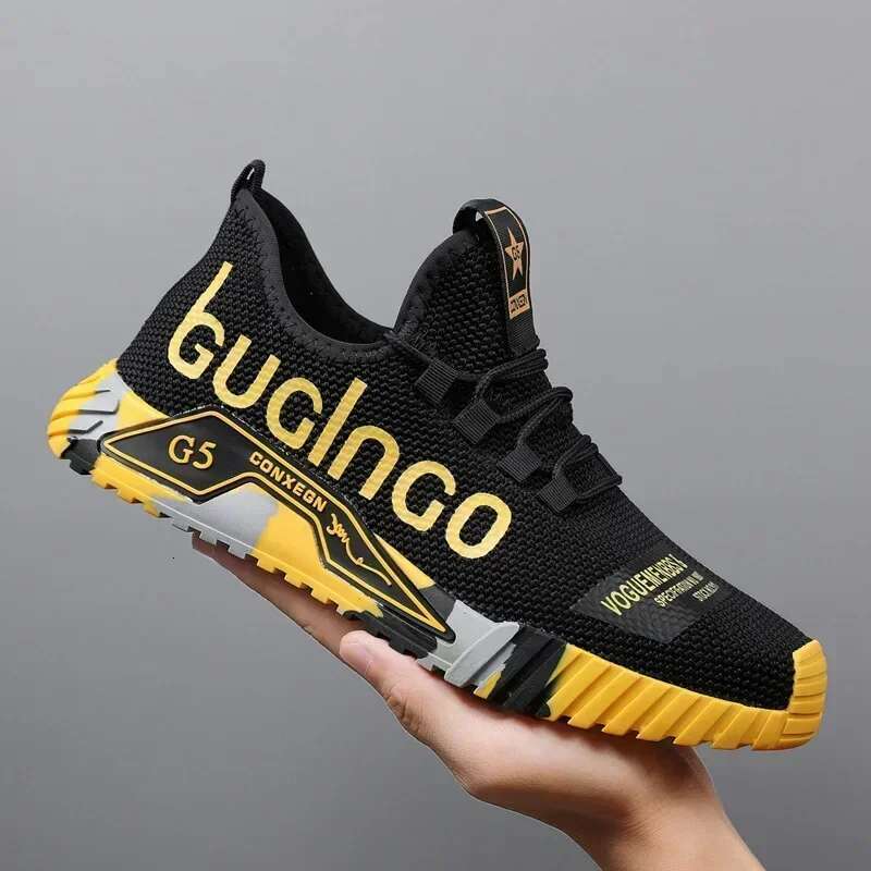 Men Summer Casual Outdoor Light Hiking Sports Mesh Lovers Running Fashion Breathable Vulcanized Shoes