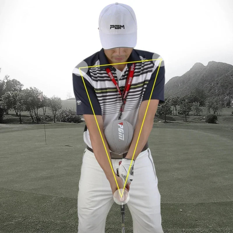 PGM Inflatable Golf Intelligent Ball Machine Portable Swinging Arm Corrector Pose Assistance Correction Training Accessories 250314
