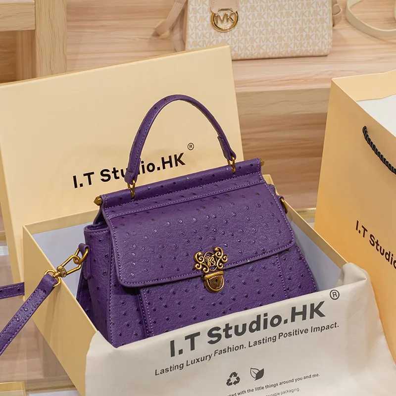 Womens handbag large capacity 2025 new autumn and winter lightweight designer fAshionable shoulder cross body Z250324