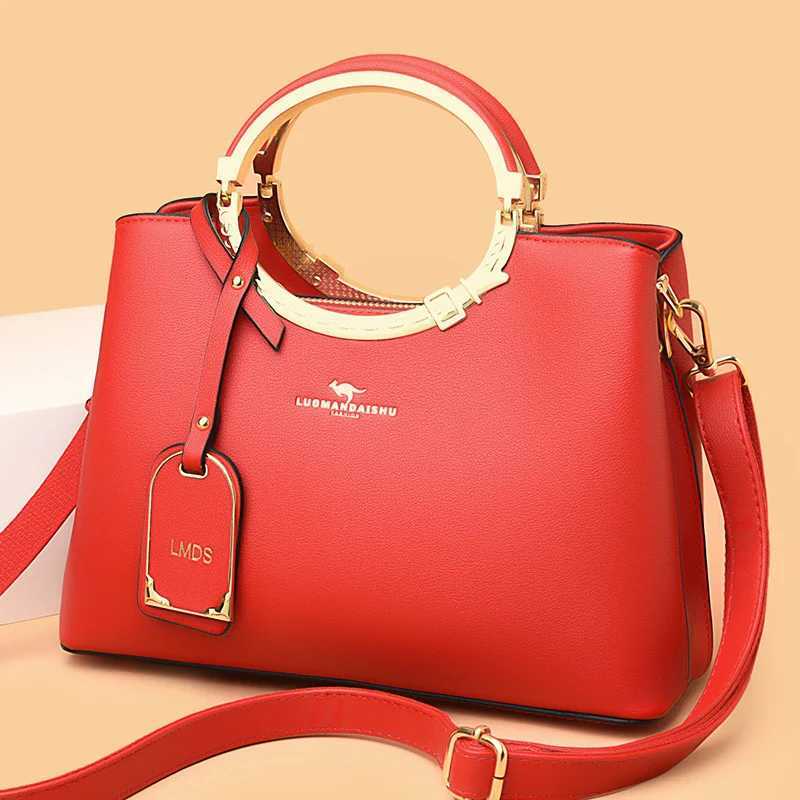 3-layer large capacity handbag handbag womens handbag designer shoulder bag high-quality soft leather wallet and handbag Z250324