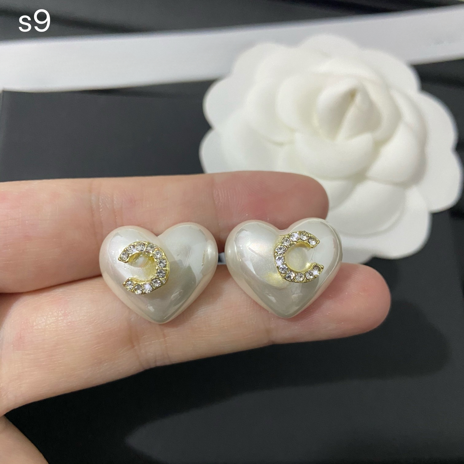 Woman Earring Designer Jewelry Letter Heart Stud Earrings Luxury Women 18K Gold Plated Earring Party Girls