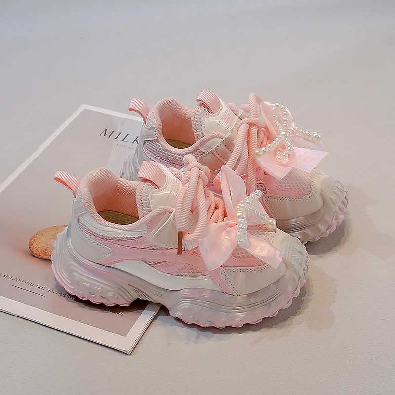 Boys and girls sports shoes lightweight non slip breathable comfortable unisex childrens sports running and walking shoes W250324