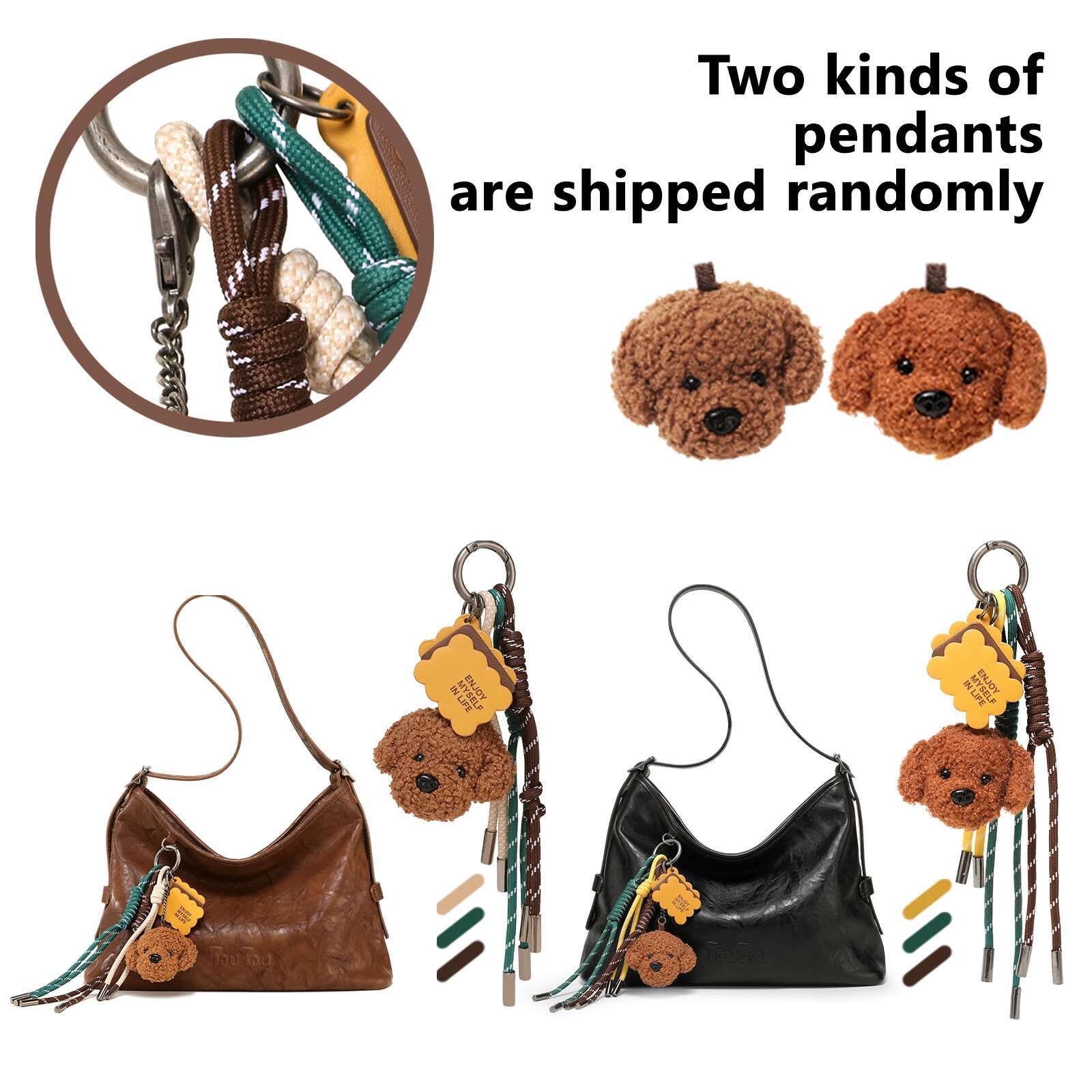 TOUTOU Original Single Shoulder Crossbody Women Christmas Gift Imitating Vegetable Tanned Tote Large Capacity Armpit Bag