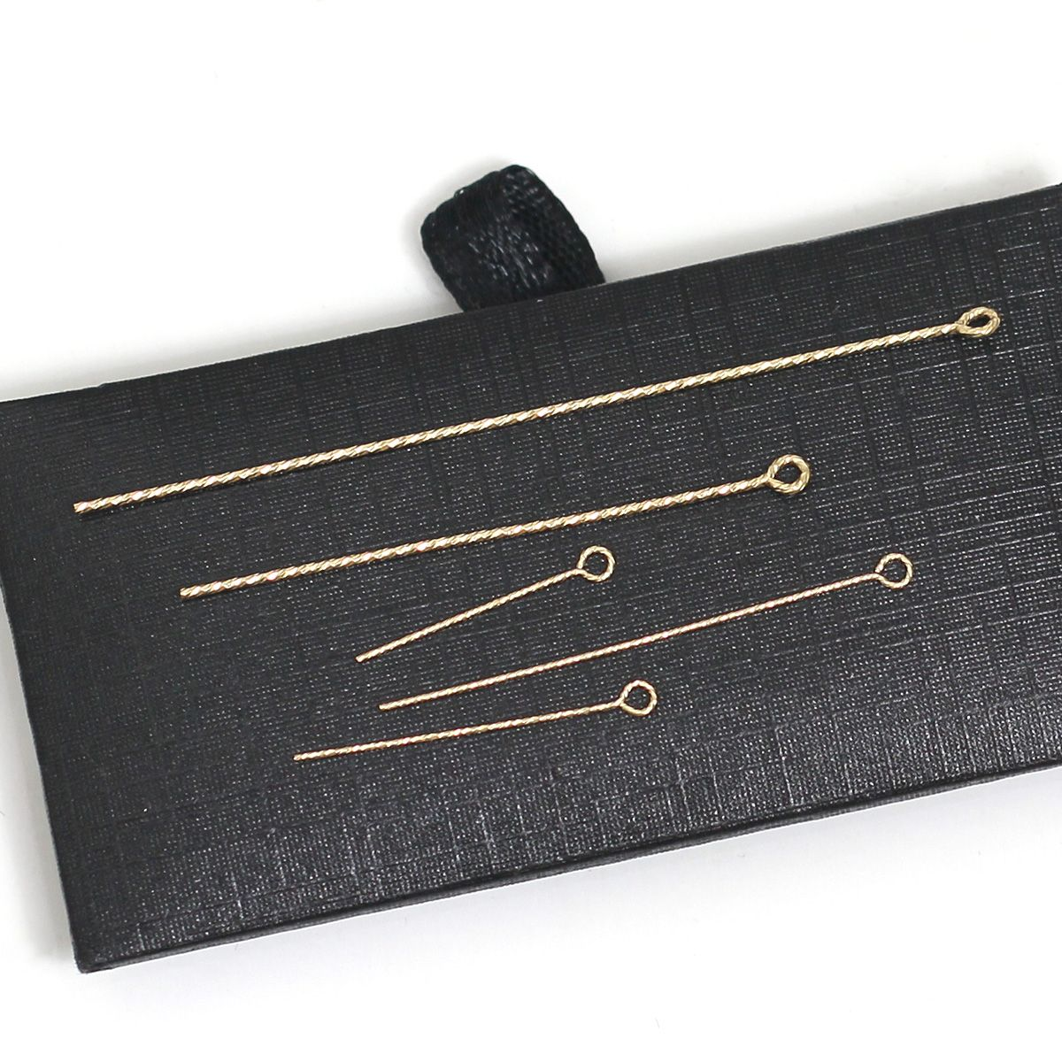 Beadsnice 14k Gold Plated Metal Eye Pins Essential Component for Creative Jewelry Design