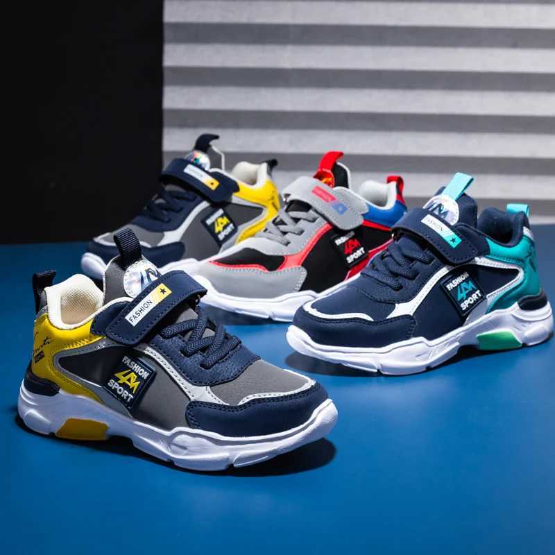 Brand childrens shoes childrens running shoes boys basketball sports shoes outdoor comfortable sports tennis shoes W250324