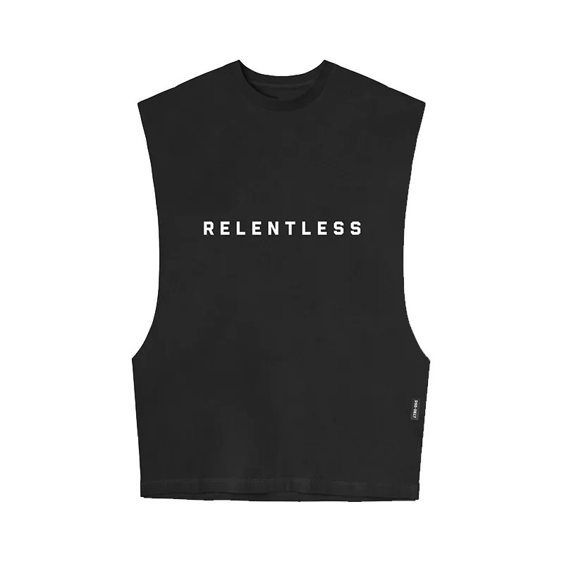 Mens Summer Cotton Casual Tank Top Gym Fitness Clothing Sleeveless Shirt Bodybuilding Running Singlet Undershirt Workout Vest 250320