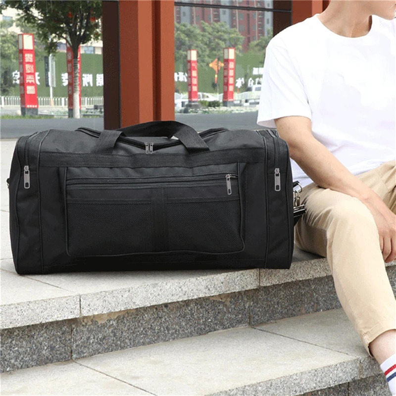 Women Men Nylon Travel Duffel Bag Carry On Luggage Bag Men Tote Large Capacity Weekender Gym Sport Holdall Overnight Bag Pouches 250314