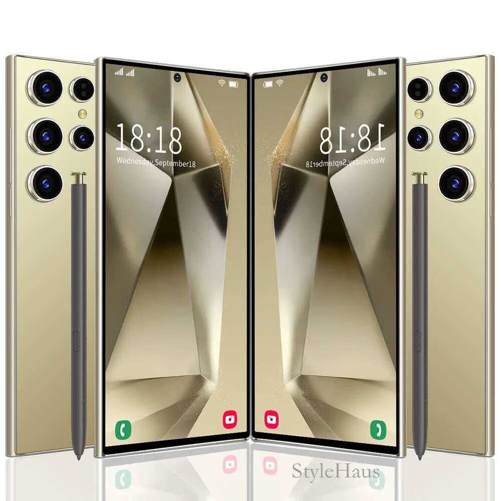 S24 Ultra 4G 3G 2G Smartphone Dual SIM Android Phone 6.8HD+ HD Display 64GB 128GB