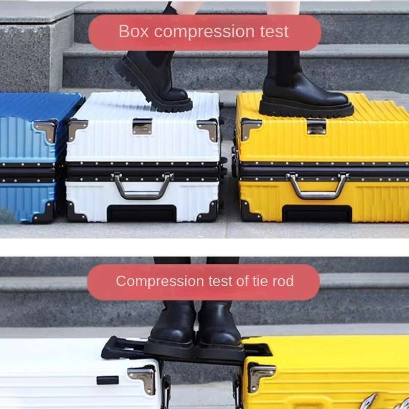 New Aluminum Frame Large Capacity Suitcase on wheels 20/22/24/26/28/30 Inch Trolley Case Password Boarding Box