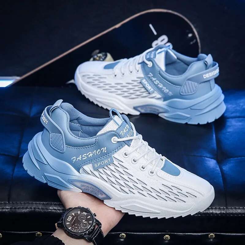 Summer Lightweight Breathable Sneakers Brand Lace-up Platform Training Shoes Male Basketball Shoe Tennis Mascuo