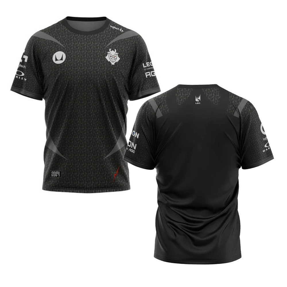 Summer Short Sleeved G2 Team Uniform Customized T-shirt CSGO Team Valol Surrounding Short Sleeved NIKO Chinese Style M0NESY 250324