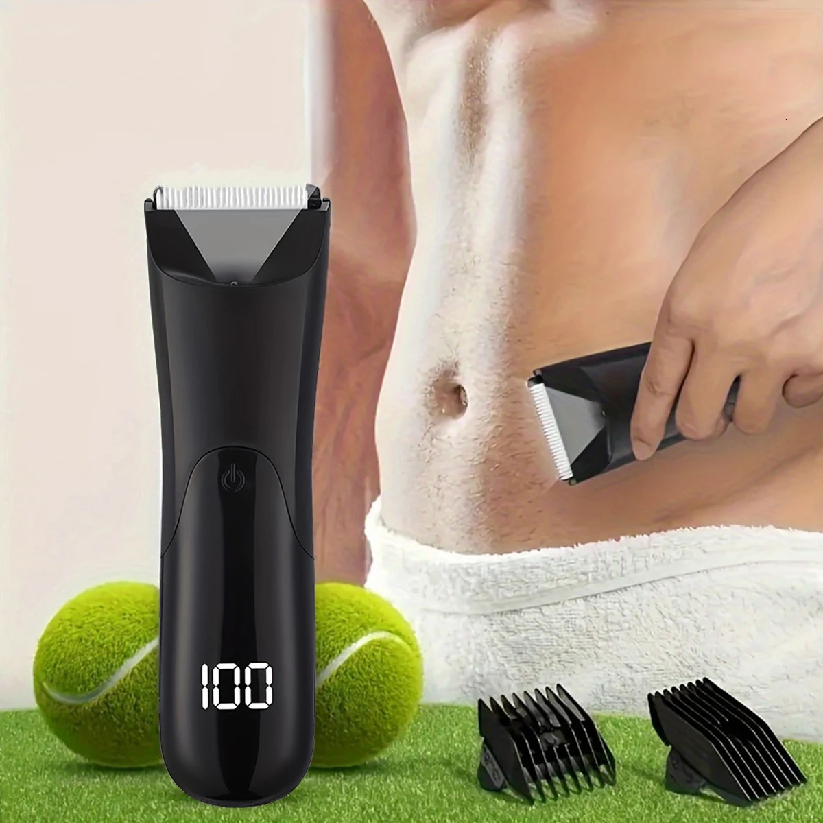 Man Body Hair Trimmer Epilator Groin Trimer For Man Beard Shaver Chest Hair Epilator Armpit Hair Shaver Arms Legs Hair Razors 250324