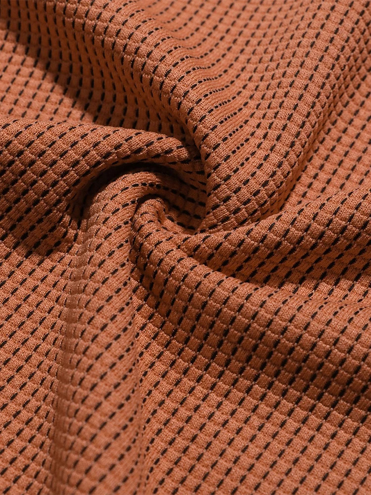 Casual Short Sleeve Ribbed T Shirts Mens Fashion Polo Collar Buttoned Textured Shirt For Men 2025 Summer Solid Tops 250311