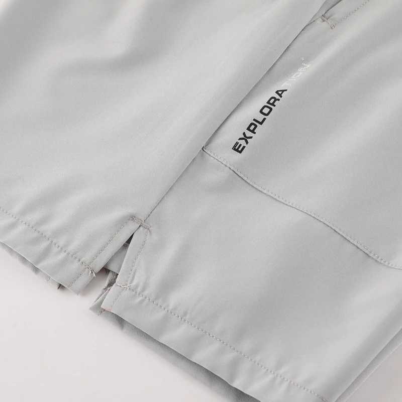 Mens Running Shorts Gym Quick Drying Fitness Gym Slow Running Shorts Mens Marathon Exercise Training Hiking Elastic Waist Shorts W250324