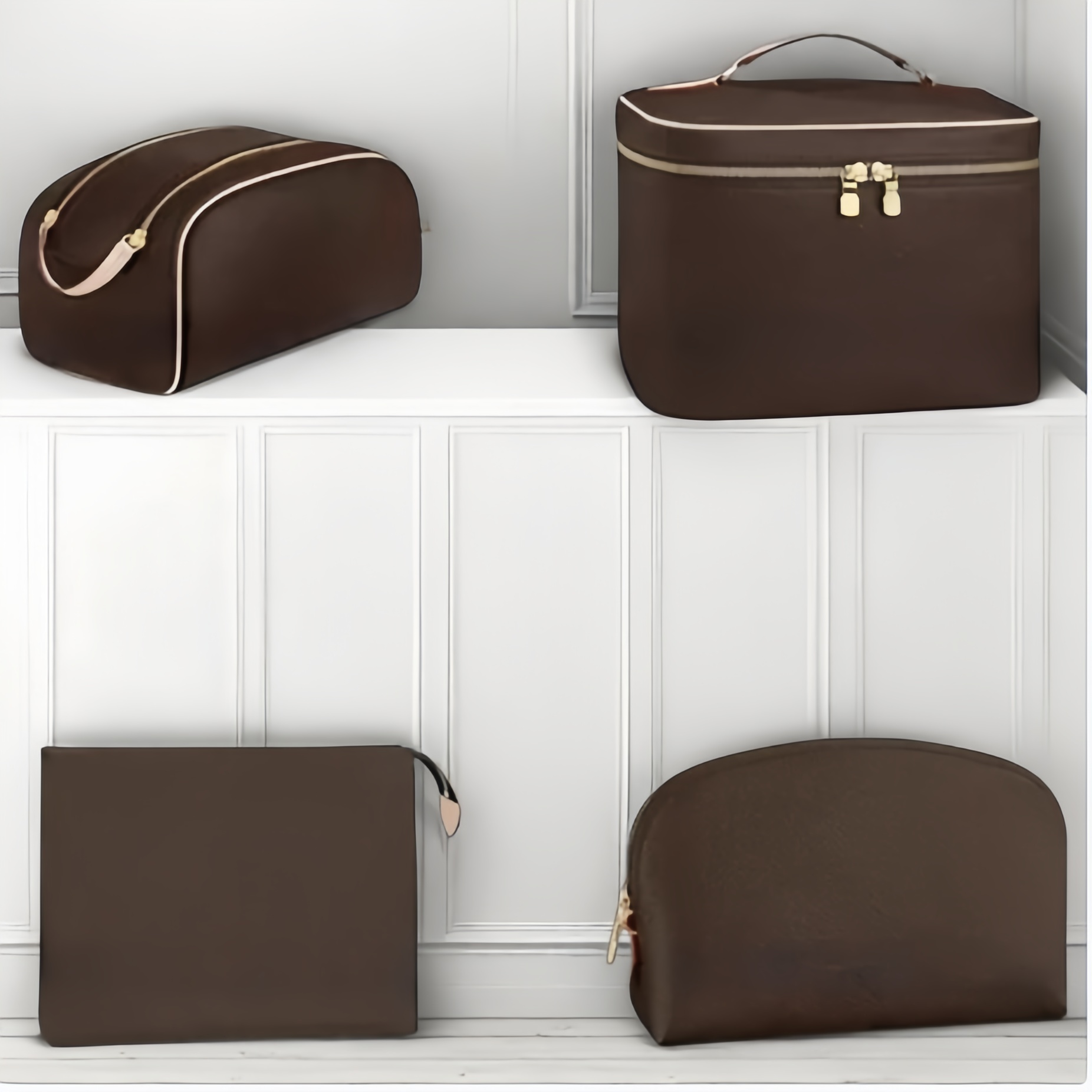 Womens Makeup Bag Cases Cosmetic designer bags shoulder bag Wallet purse toiletry Pouch purses handbag make up crossbody Bag tote bag Clutch Handbags