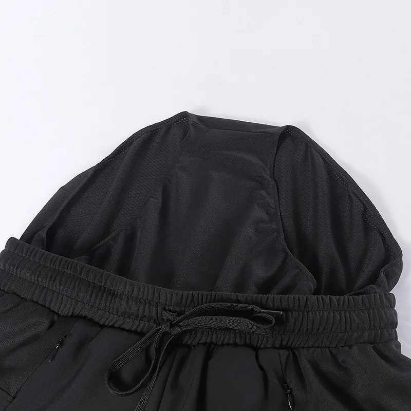 ARSUHEO Mens Running Sprint Inner Lining Exercise Training 2-inch Zipper Pocket Slow Running Fitness Dry Fitness B2 W250324