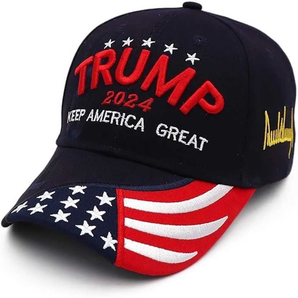 Fashion baseball cap MAGA 2024 US snapshot cap adjustable outdoor sports cap hip-hop cap trend solid colorXJ250325