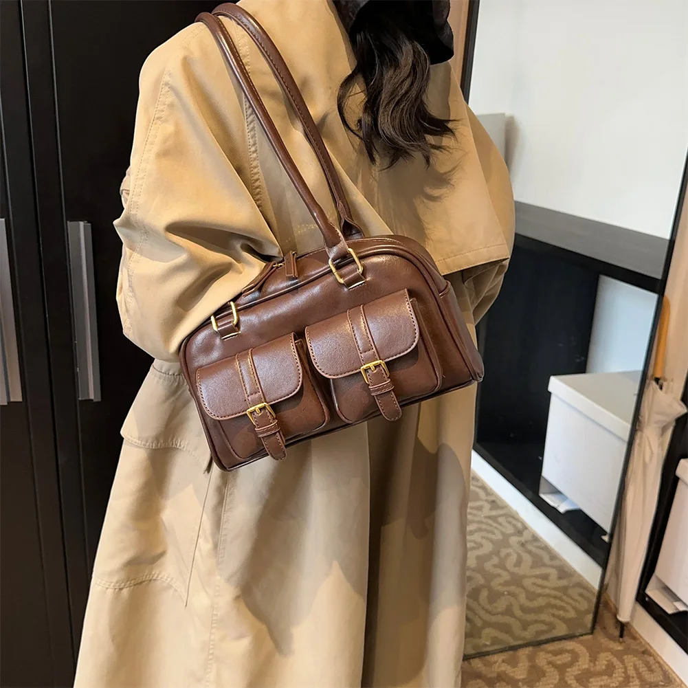 Elegant Shoulder Bags for Women Vintage Womens Bag Retro Handbags Purse Clutch Hobo Bag Tote Female Y2K Top Handle Bag 250324