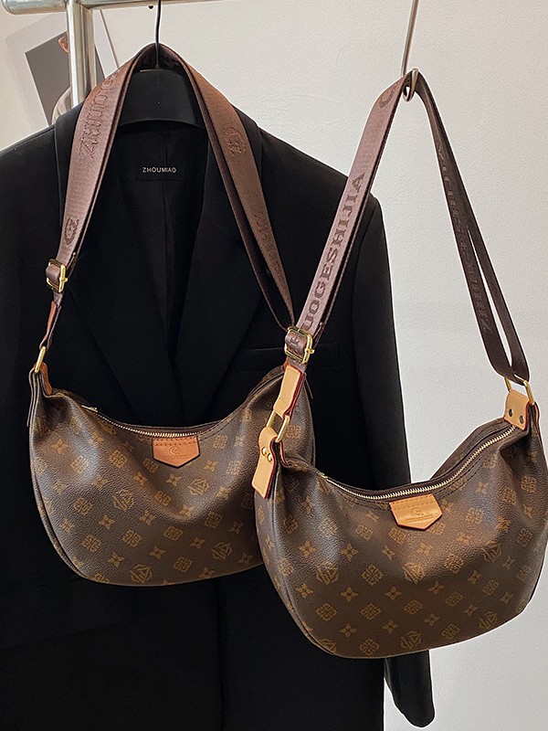 Free shipping designer Shoulder Bags For womans casual flap handbag fashion messenger bag woman crossbody Crescent bag