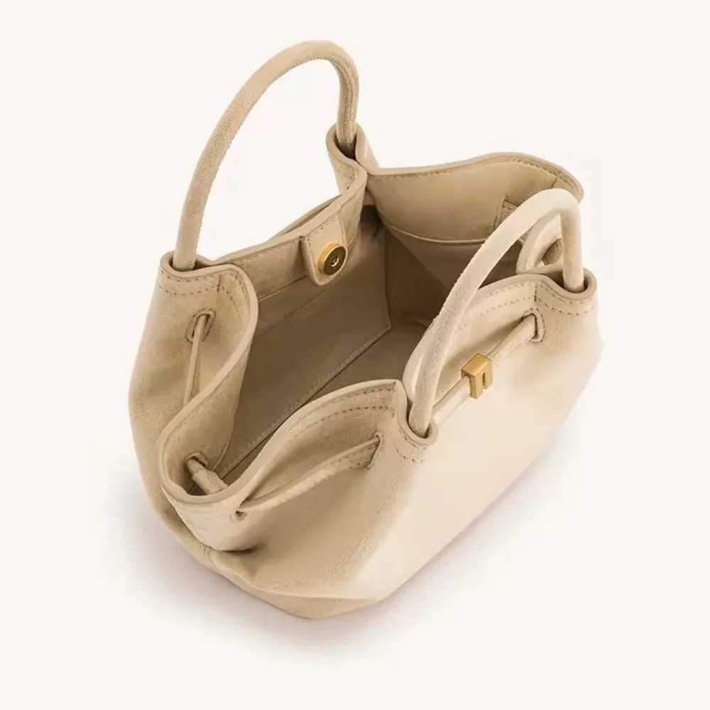 Famous Micro Leather Suede Underarm Bag for Women 2024 Fashion French Shoulder Bag Top handle Bags Female Women Z250324