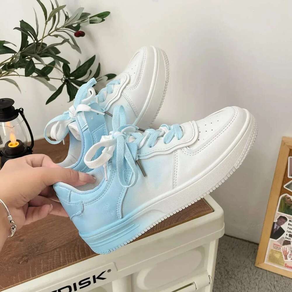 New Designer Color Match Platform Sneakers for Women Spring Autumn Sports Casual Board Shoes Female Korean